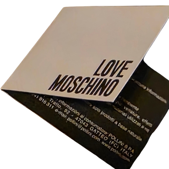 Love Moschino Italy Portafoglio Red Embossed Zip Wallet OS - Picture 5 of 11